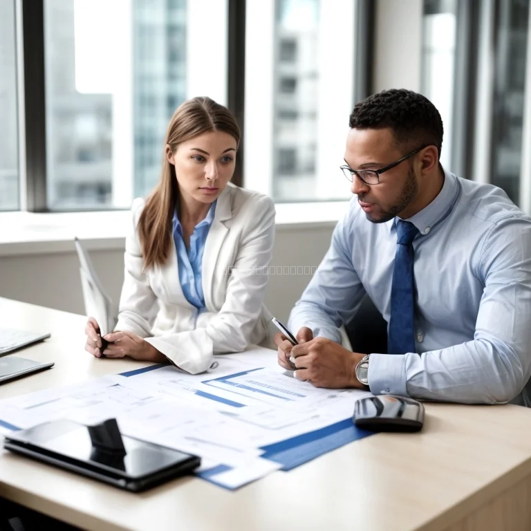 Legal advice session for real estate professional
